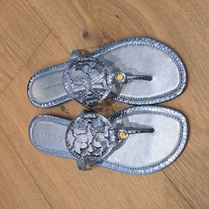 Tory Burch Miller sandals size 8 in Laguna Blue - Retail $198
